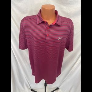 Men’s XL UNDER ARMOUR COLD BLACK POLO GOLF SHIRT
